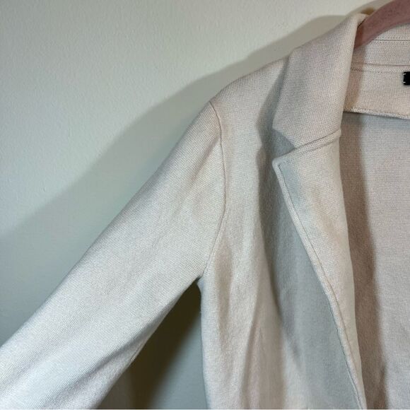 J. Crew Open Front Sophie Sweater Blazer XS Off-White - Picture 5 of 13